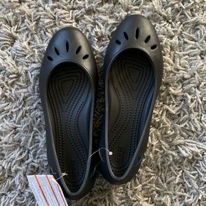 Crocs Comfort Flat Black Shoes